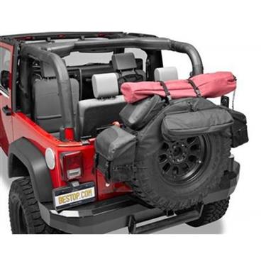 Bestop - Roughrider 37-40in Spare Tire Organizer - Garage MAD4X4