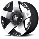 KMC  WHEELS - Rockstar Machined face w/ black windows - Garage MAD4X4