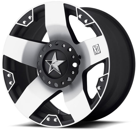 KMC  WHEELS - Rockstar Machined face w/ black windows - Garage MAD4X4