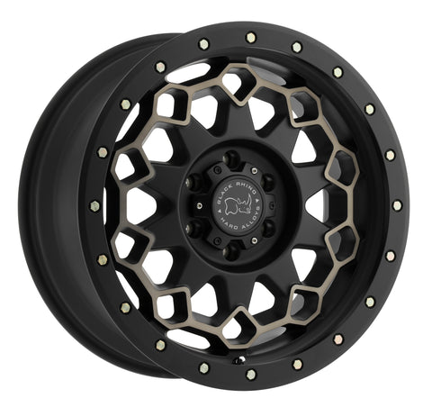 BLACK RHINO WHEELS – Diamante Matte Black Machined – Garage MAD4X4