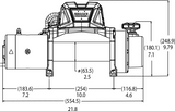 Schematic of Warn VR12S Winch - 97035