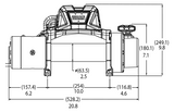 Schematic of Warn VR10 Winch - 96810