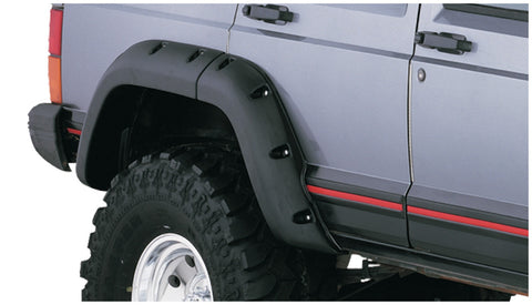 Bushwacker  10036-07 Fender Flares  Rear Set Cut-Out Style Image 1 GarageMAD4X4
