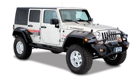 Bushwacker  10044-02 Fender Flares  Rear Set Max Coverage Pocket Style Image 1 GarageMAD4X4