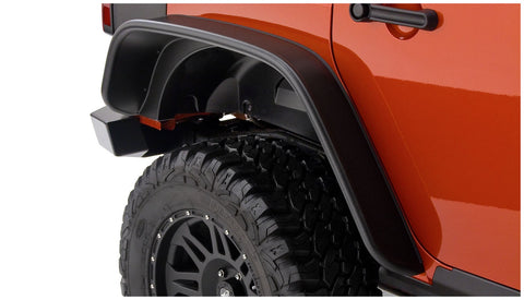 Bushwacker  10050-07 Fender Flares  Rear Set Flat Style Image 1 GarageMAD4X4