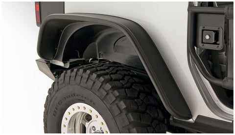 Bushwacker  10052-07 Fender Flares  Rear Set Flat Style Image 1 GarageMAD4X4