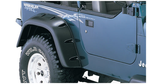 Bushwacker  10058-07 Fender Flares  Rear Set Pocket Style Image 1 GarageMAD4X4