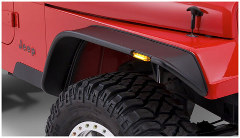 Bushwacker  10067-07 Fender Flares  Front Set Flat Style Image 1 GarageMAD4X4
