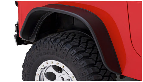 Bushwacker  10068-07 Fender Flares  Rear Set Flat Style Image 1 GarageMAD4X4