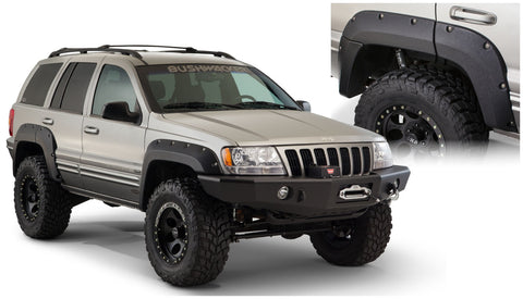 Bushwacker  10072-07 Fender Flares  Rear Set Cut-Out Style Image 1 GarageMAD4X4