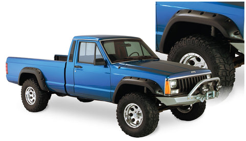 Bushwacker  10912-07 Fender Flares  Front & Rear Sets Cut-Out Style Image 1 GarageMAD4X4