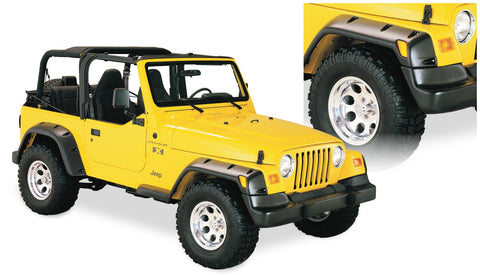 Bushwacker  10913-07 Fender Flares  Front & Rear Sets Pocket Style Image 1 GarageMAD4X4