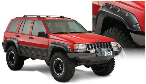 Bushwacker  10916-07 Fender Flares  Front & Rear Sets Cut-Out Style Image 1 GarageMAD4X4
