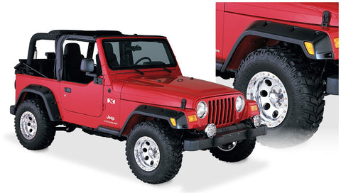 Bushwacker  10917-07 Fender Flares  Front & Rear Sets Pocket Style Image 1 GarageMAD4X4