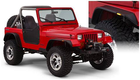 Bushwacker  10924-07 Fender Flares  Front & Rear Sets Flat Style Image 1 GarageMAD4X4