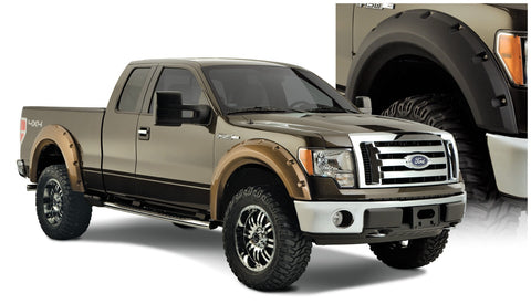 Bushwacker  20927-02 Fender Flares  Front & Rear Sets Max Coverage Pocket Style Image 1 GarageMAD4X4