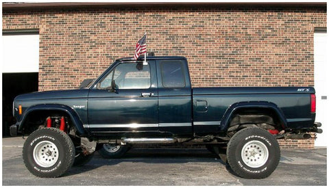 Bushwacker  21008-11 Fender Flares  Rear Set Cut-Out Style Image 1 GarageMAD4X4