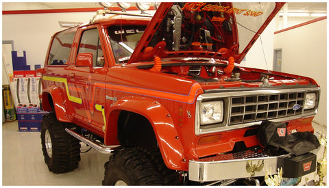 Bushwacker  21010-11 Fender Flares  Rear Set Cut-Out Style Image 1 GarageMAD4X4