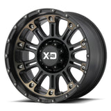 KMC WHEELS - Hoss 2 20x9 Satin black machined w/ dark tint - XD82929087900