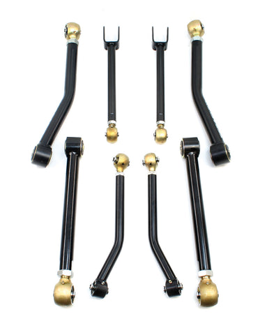 TeraFLEX JK Adjustable Flexarm Kit Control Arms 1455000 GarageMAD4X4