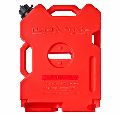 RotoPAX 2 Gallon Gas Container (Red) - RX-2G Garage MAD4X4